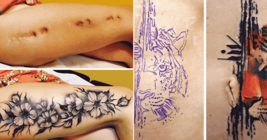 scar cover up tattoos