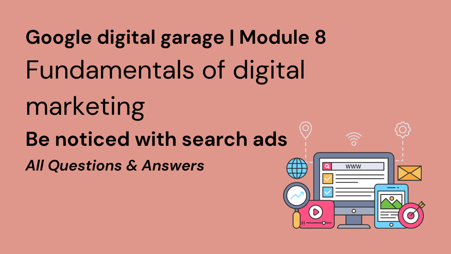 Google Digital Garage Module 8 All Questions and Answers