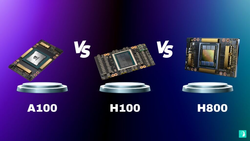 NVIDIA A100 vs. H100 vs. H800